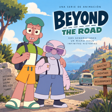 Marcos en la animación Beyond the road